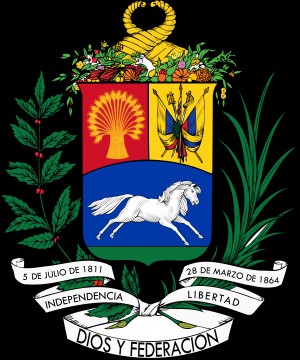 Venezuela United States Coat of Arms1864-1953